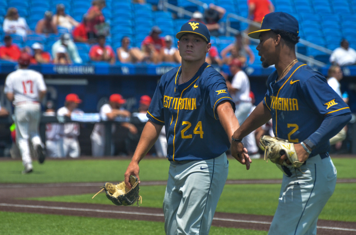 Aidan Major gets the Mountaineers out of the inning.